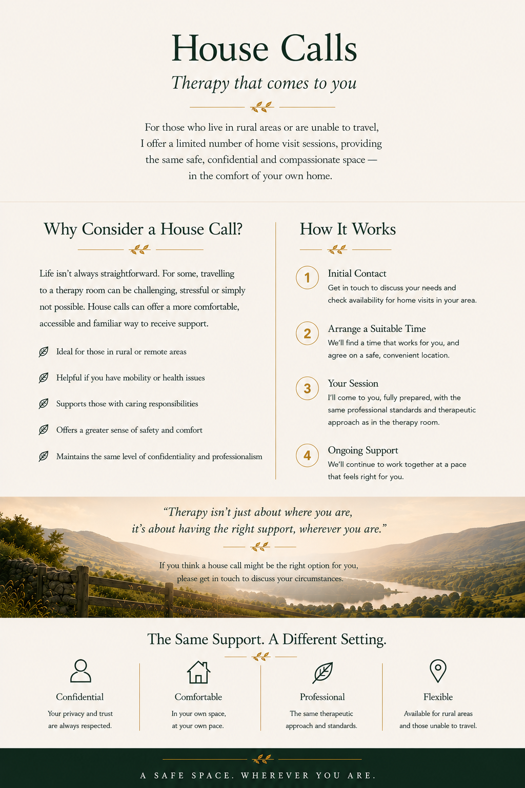 Alder House Psychotherapy House Calls